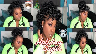 HOW TO: 5 HOLIDAY HAIRSTYLES ON A OLD FLEXI ROD SET