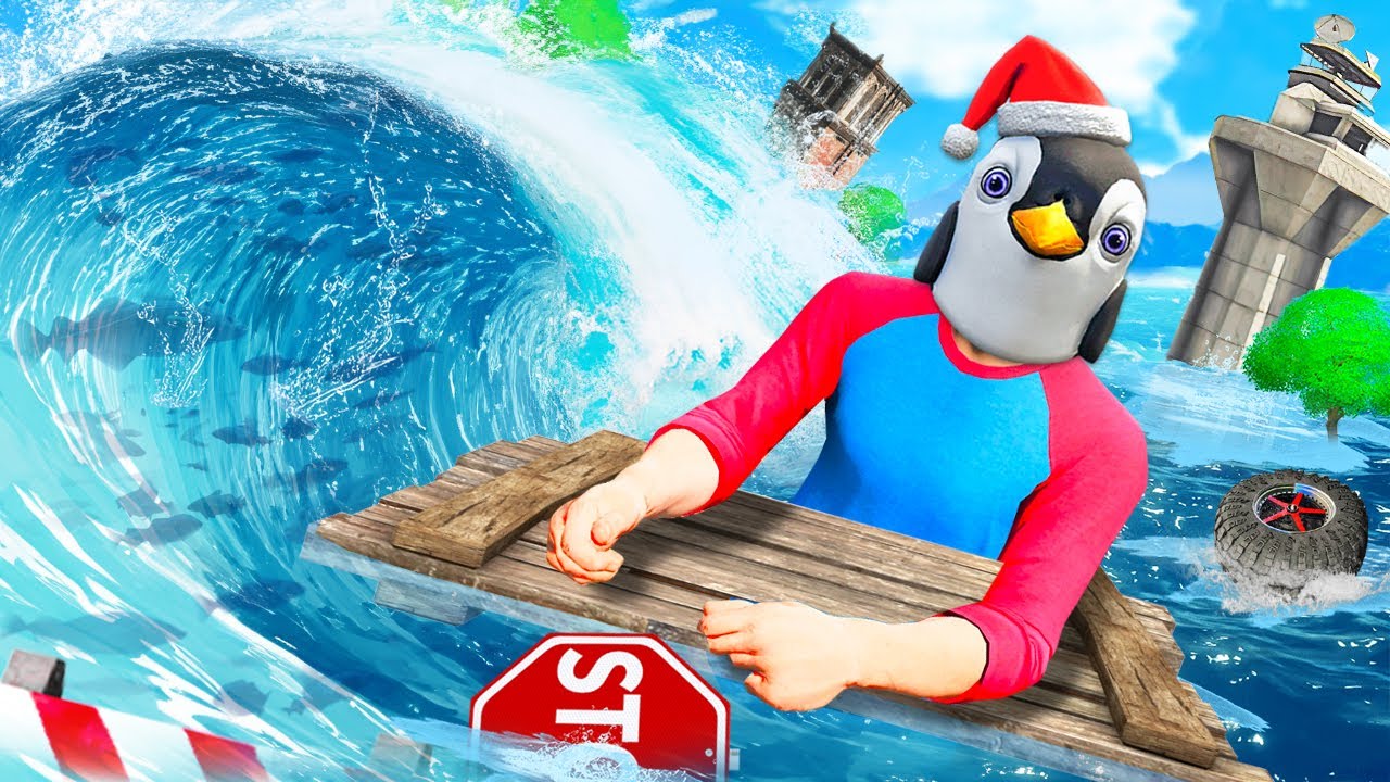 Я ПЕРЕЖИЛ ЦУНАМИ В ГТА 5 ОНЛАЙН ! - РЕАЛЬНАЯ ЖИЗНЬ В GTA 5 ONLINE