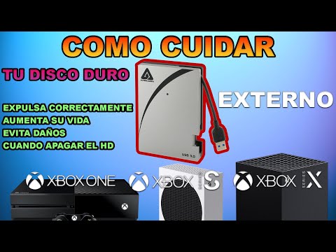 Correspondiente a Incidente, evento Productivo COMO CUIDAR TU DISCO DURO EXTERNO EN XBOX - YouTube