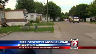 Family of six loses everything in fire