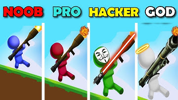 NOOB vs PRO vs HACKER vs GOD - Bazooka boy