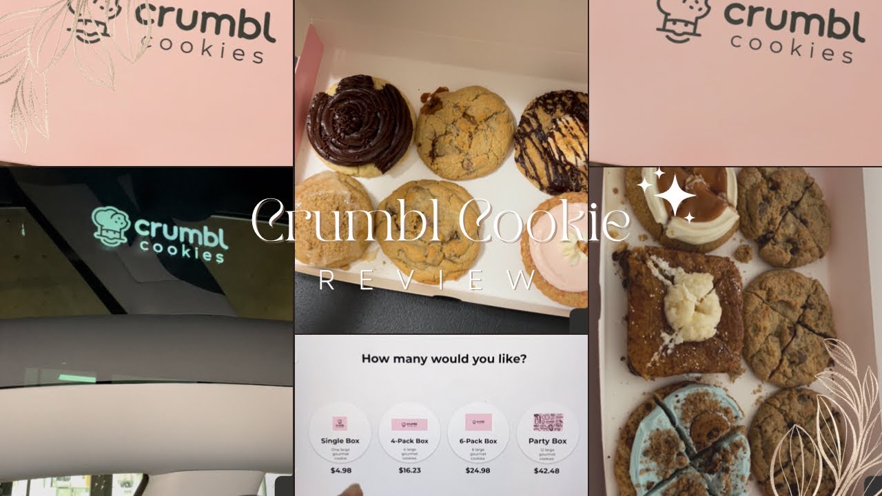 CRUMBL’ COOKIE REVIEW TWO REVIEWS IN ONE COOKIE REVIEW TASTE TEST