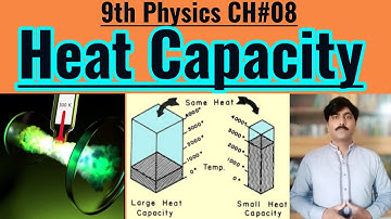 9th Class Physics, Heat Capacity - Physics Ch 8- Thermal Properties of Matter-Matric Part 1