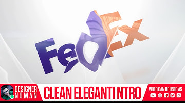 Clean elegant 3d logo reveal | Intro video. | (VIDEO NO: #20)