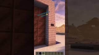 Minecraft 5x5 Piston Door | Full tutorial on my channel #minecraft #satisfying #gaming #redstone