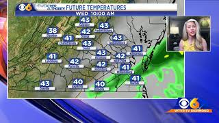 Afternoon clearing with cold temperatures