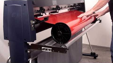 Loading a Roll on the FC9000 – Pinch Roller & Media Setup