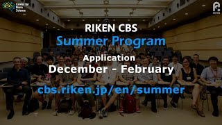 RIKEN Center for Brain Science Summer Program