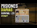 Nuevas MISIONES DIARIAS en el SURVIVAL 1.20 😯🤑| Hycraft