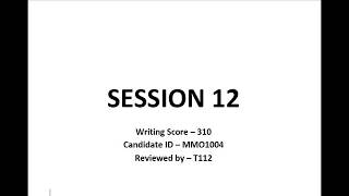 Mentor Merlin's OET Writing Review Session 12 (Sample 14)- Dec 29th 2019
