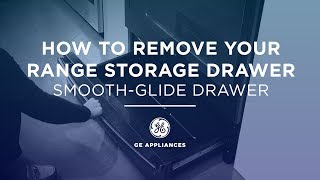 Smooth Glide Oven Storage Drawer Removal and Installation