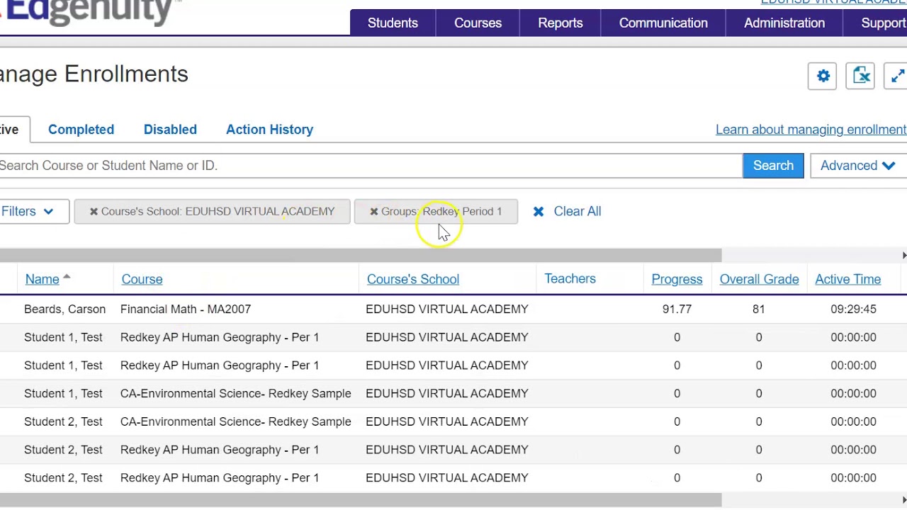 Edgenuity Changing Target Date YouTube
