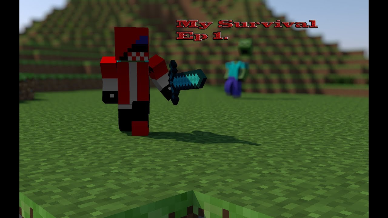 My Survival EP 1 + Разговор по Skype ! ( RedVenomBG, Nati, Bobimc)