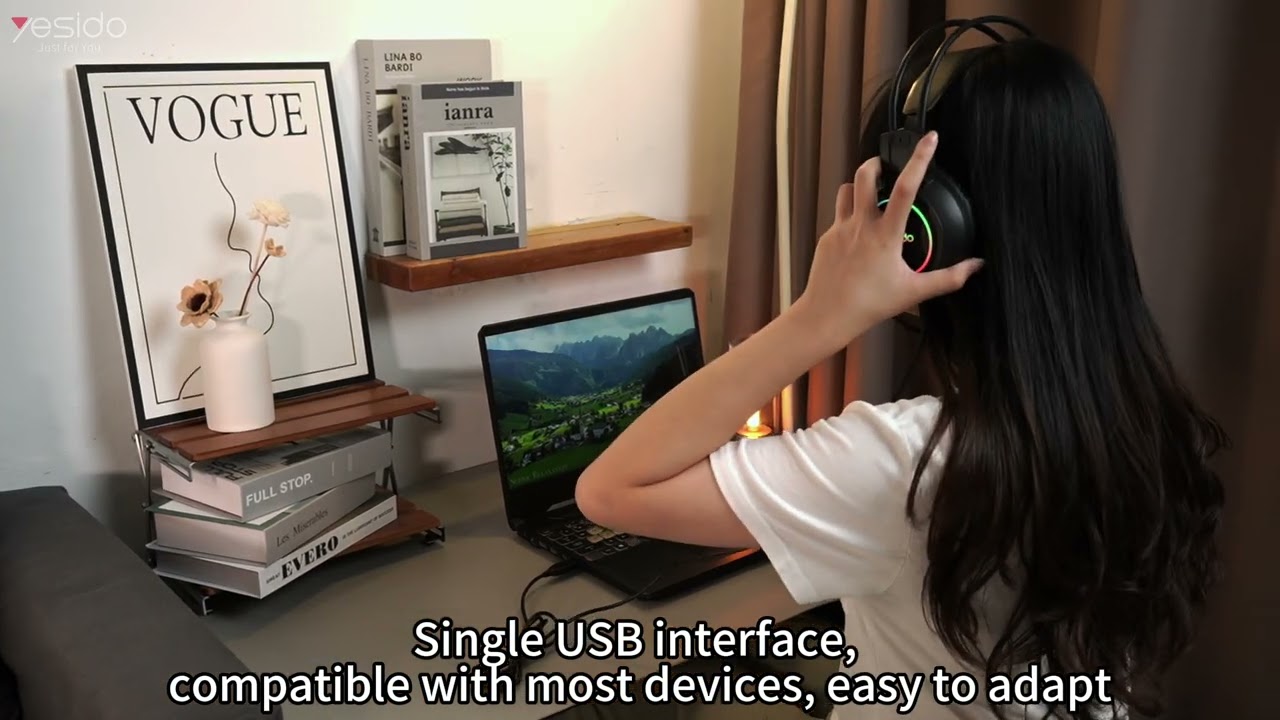 This Is a Yesido Ek05 Wired Gaming Headset.