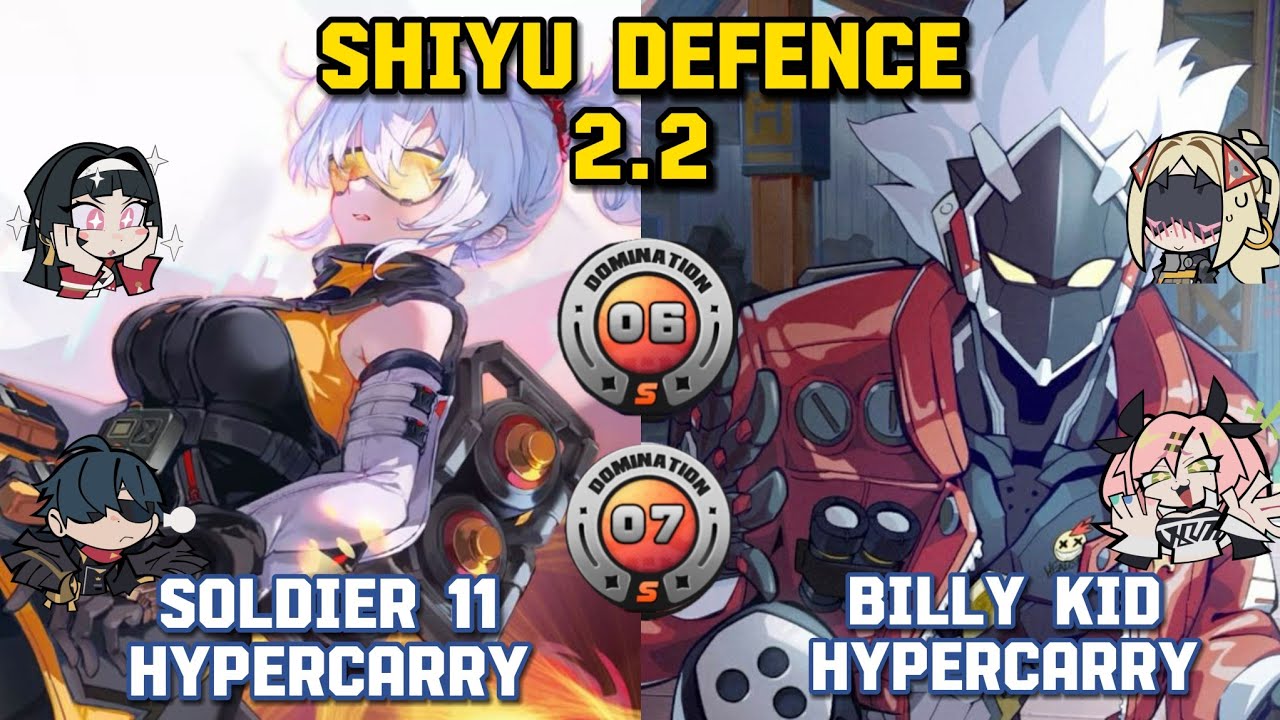 Shiyu Defence 2.2 | M1 Soldier 11 Hypercarry & M6 Billy Kid Hypercarry | Zenless Zone Zero 