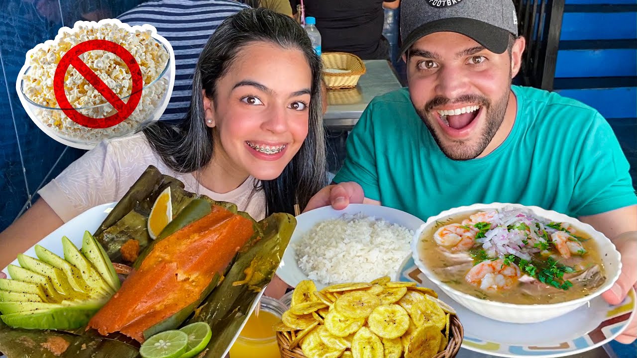 Probando ENCEBOLLADO EN LA COSTA por primera vez | Comida Típica Ecuatoriana