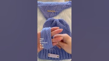 Click the link to watch the step-by-step video tutorial and create your own #Baklava #knithat #yeg