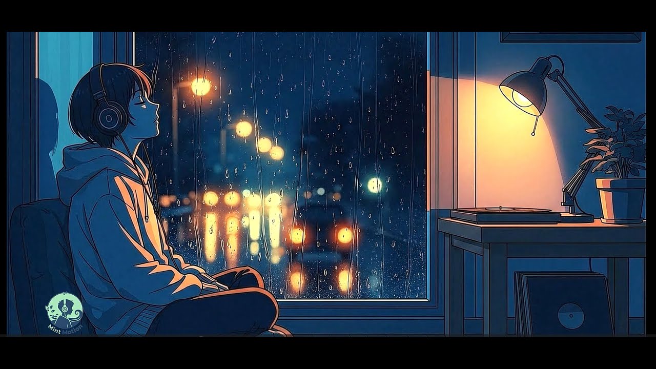 Rainy Night Café ☔ | Lofi Beats for Deep Focus, Study & Work (No Vocals)