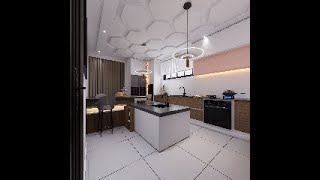 D5 render cozy kitchen interior | B-render | tutorial