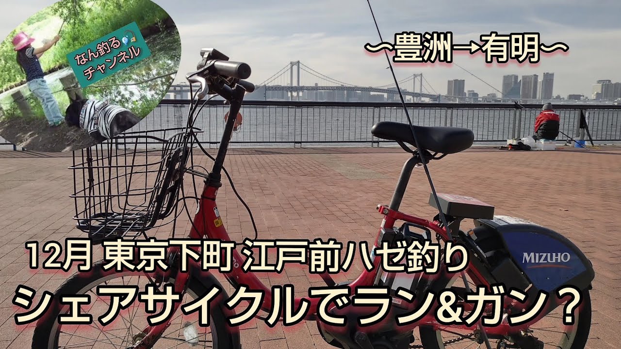 東京下町 12月江戸前ハゼ釣り 落ちハゼ探して湾奥釣り場探索 豊洲ぐるり公園 有明水の広場 Youtube