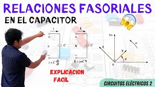RELACIONES FASORIALES de ELEMENTOS de un CIRCUITO ELECTRICO ➤ RELACIONES FASORIALES R, L y C 😱