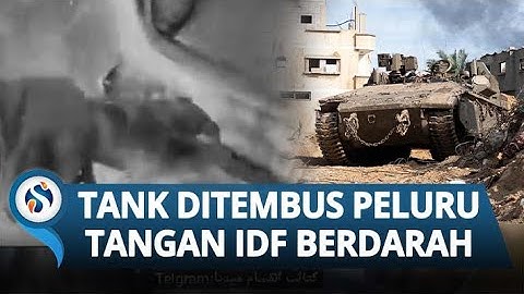 Bocor Video! Tangan Tentara IDF Berdarah Penuh Luka, Terkena Pecahan Peluru Al Yassin 105