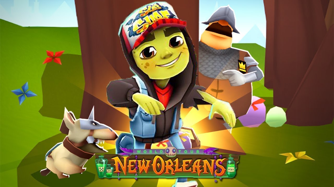 Subway Surfers 2013 World Tour Welcome to New Orleans Halloween Update 