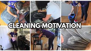 Cleaning Motivation | Kitchen Floors Deep Clean | Dining Area | Stove | Rug + More!