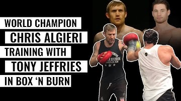 World Champion Chris Algieri training with Tony Jeffries in Box 