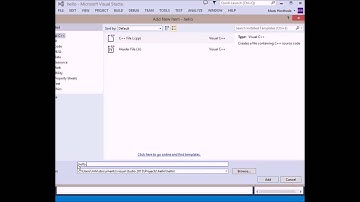 C programming in visual studio hello world