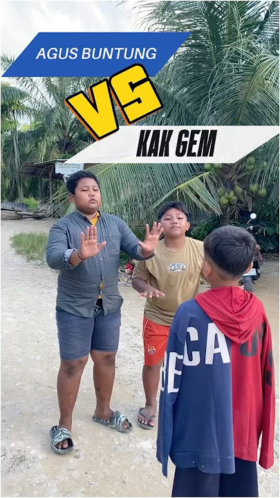 Agus vs kak gem 🤓🤓 #viral #komedi #katakata #kakgem #agus #funny #shorts