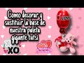 como decorar paleta tutsi gigante con calcomanias y peluche-14 de febrero -san valentin-Regalos