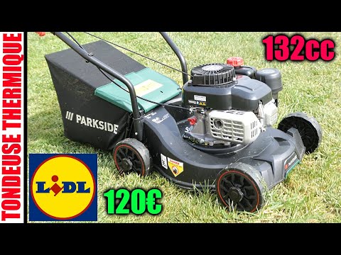 tondeuse thermique LIDL PARKSIDE PBM 132 B1 132cc 41cm 1,8kw Petrol Lawnmower Benzin-Rasenmäher @BricovideoOvh