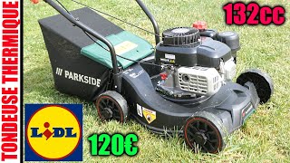 tondeuse thermique LIDL PARKSIDE PBM 132 B1 132cc 41cm 1,8kw Petrol Lawnmower Benzin-Rasenmäher