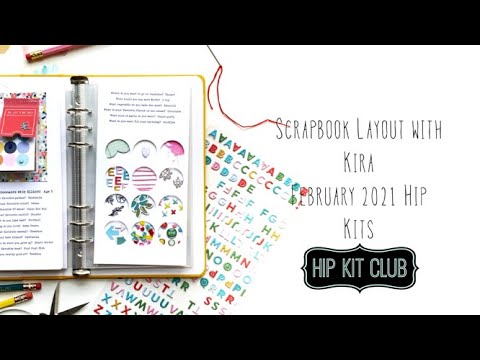 2021 Scrapbook Page Kit