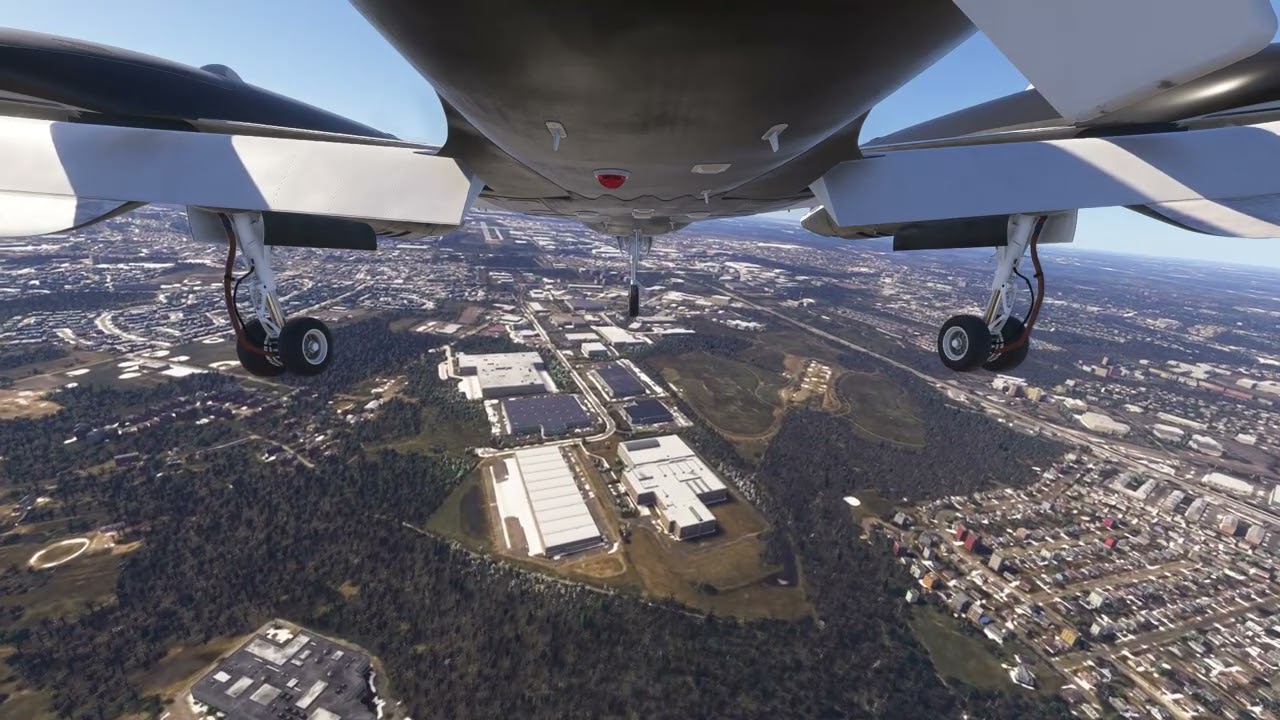 king air landing (HIGH GRAPHICS) KPNE