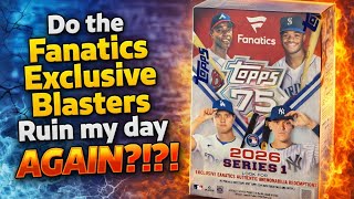 2026 Topps Series 1 Fanatics Exclusive Blaster Opening – AUTO + Rookie Parallels Pulled!