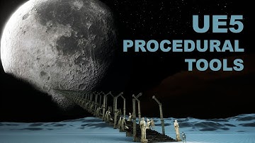 Unreal Engine 5 - Advanced Procedural Tools - Moon Bridge