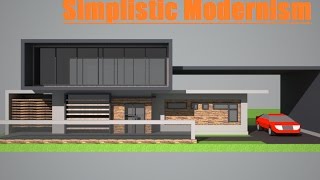 Google Sketchup Speed Build - Simplistic Modernism