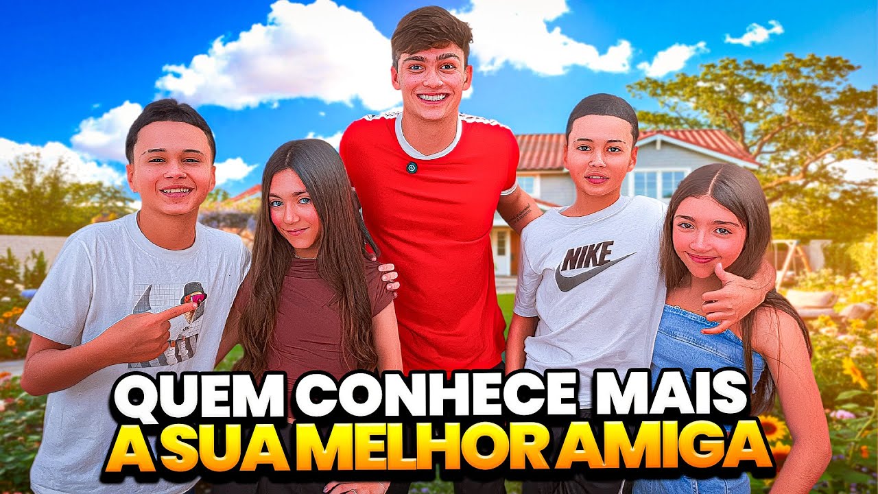 QUAL DOS GÊMEOS ANTÔNIO E JP CONHECE MAIS A MELHOR AMIGA ? 😱 •Antônio e JP•
