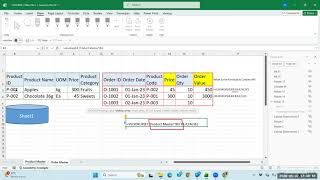 தமிழில் - Excel - XLOOKUP when Lookup and Return Arrays are in other sheet