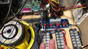 Overview of my initial power system in my mini virtual pinball cabinet build.