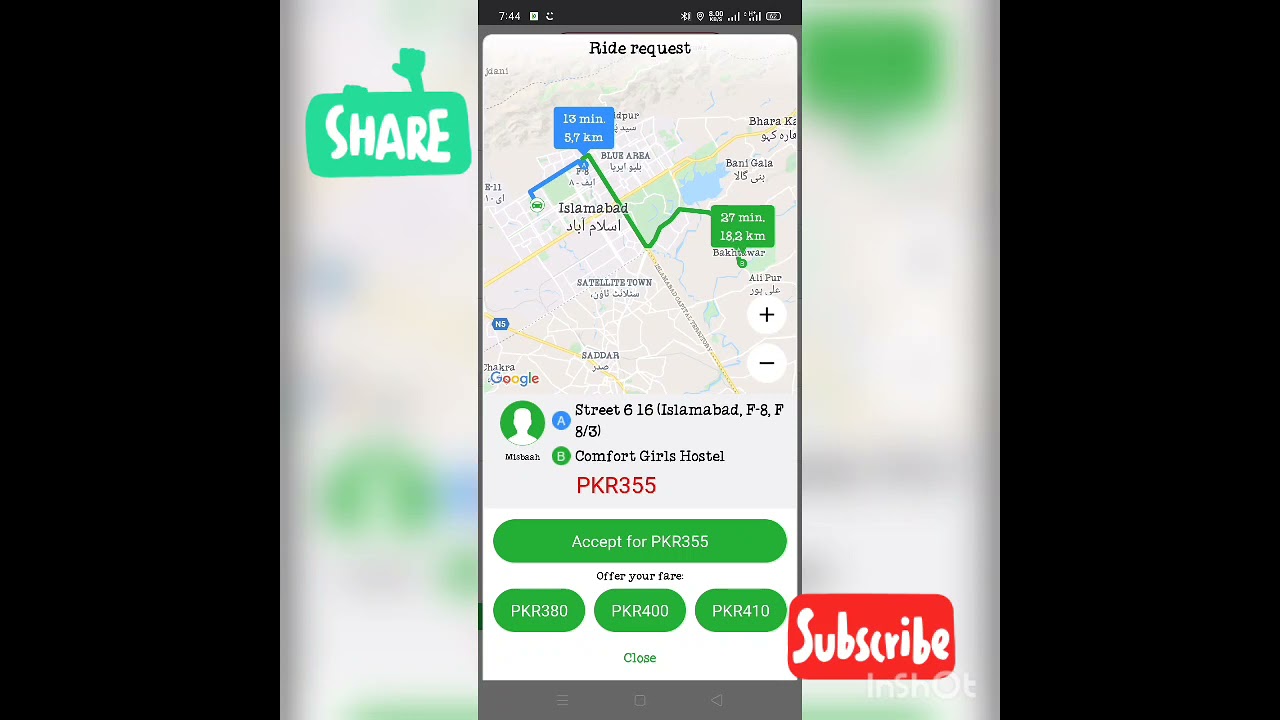 InDrive k Ladlay Customers or un k fares.