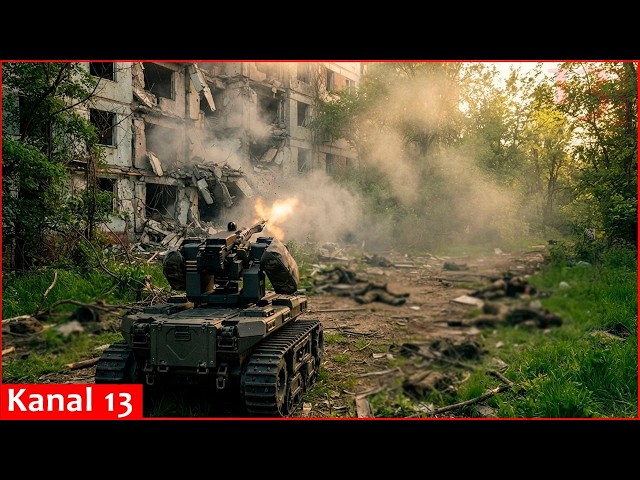 Thumbnail for Ukraine’s armed robot rolls into Russian position and opens fire, killing 20
