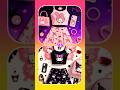 Mymelody Or Kuromi 💜 Lisa and Lena Pink 🩷 Vs Purple 💜 #purple #pink #tiktok #lisaandlena #kuromi #vs