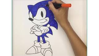 СОНИК Раскраска | SONIC THE HADGEHOG Coloring Pages | Конфетки ТВ