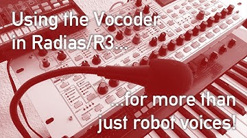 Drum Vocoder Pad with Korg Radias and R3