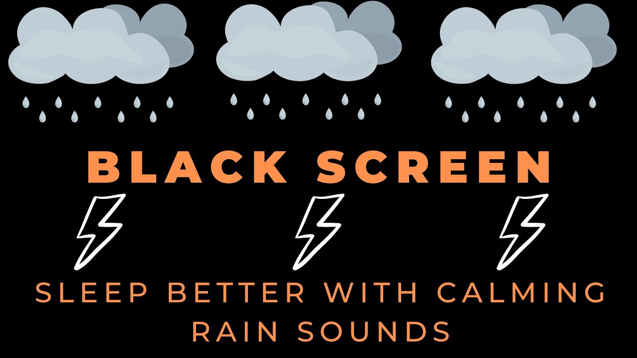 Sleep Better with Calming Rain Sounds - YouTube