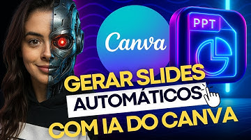 Como Criar Apresentação de Slides com IA no Canva 🤖 | Nova Função Cria Tudo Sozinha em Minutos!