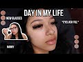 DAY IN MY LIFE | BEING A NANNY, EYELASH FILL, NEW GLASSES,